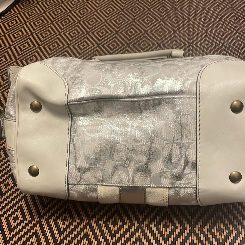 Vintage Y2K Coach Signature Print Tie Dye satchel 2186 Soho speedy doctor bag - Picture 11 of 14